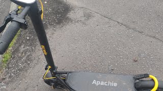 apachie electric scooter 500w full review [upl. by Caassi]