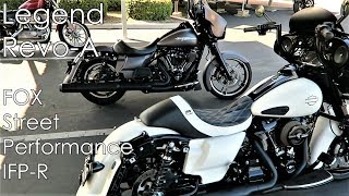 Fox vs Legend HarleyDavidson Bagger Suspension│Reviewed and Test Ridden [upl. by Sisto]