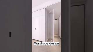 Wardrobe design with hidden mirror [upl. by Eelek722]