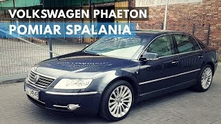 VW Phaeton 30 TDI 2008  Fuel consumption  Zużycie paliwa [upl. by Attennek]