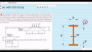 Steel Design  Local Web Yielding [upl. by Ardua]
