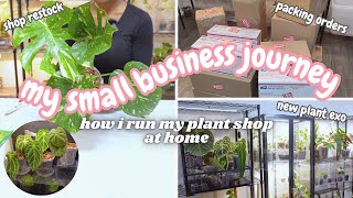 Small Business Journey New Plant ExoGreenhouse Cabinet UpdatesPlant RestockPacking Orders [upl. by Eusebio998]