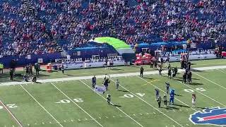 Some pregame entertainment 🪂 Highmark Stadium 🏟️ Buffalo Bills 🏈 [upl. by Eenor]