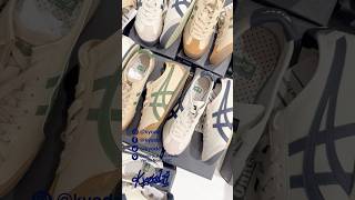 Onitsuka Tiger Mexico 66 Beige Grass Green and Birch Peacoat 💙 Kyoda1 mexico66 onitsukatiger [upl. by Pammi736]