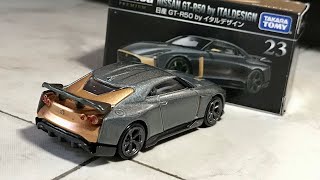 Tomica Premium No23 Nissan GTR50 Italdesign [upl. by Laeria365]