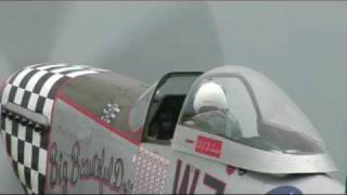 Mustang p51 big beautiful doll howling at airshow oostwold [upl. by Eanram]