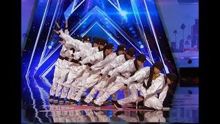 WELLSYNCED Dance Performance Awesome  AGT Audition S12 [upl. by Ahtiekahs]