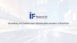 Darstellung und Funktion einer Websitespalte erweitern in SharePoint [upl. by Inavoy]