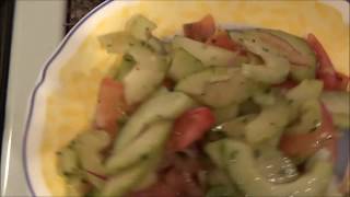 How to Make the Best Cucumber Tomato Salad [upl. by Witcher]