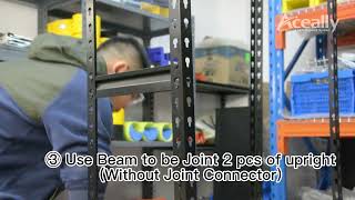 How to Install Boltless Rivet Shelving  Racking  Warehouse Storage SolutionsAceally [upl. by Alwitt335]