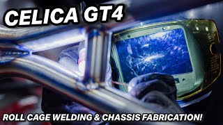 Celica GT4 Bead Rolling amp Cage Welding [upl. by Attenyt]