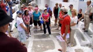 Mykonos guided tour  with Antonis Pothitos licensed tourist guide [upl. by Rikki]