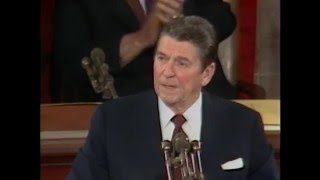 President Reagans State of the Union Address to Congress January 26 1982 [upl. by Kloster343]