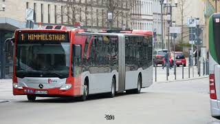 Hildesheim Bus Stadtverkehr Hildesheim articulated 20240316 Slide show [upl. by Aid]