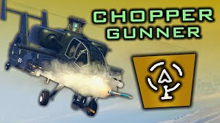 Taking On Players With The Chopper Gunner Of GTA Online [upl. by Murdock42]