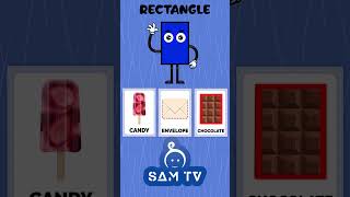 Learn Shapes Rectangle  Shapes for Kids  Nursery rhymes For kids  Educational Video for Kids [upl. by Bunns539]
