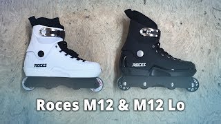 ROCES M12 amp M12 LO White  Aggressive Inline Skates [upl. by Asirret111]