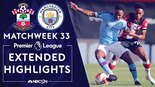 Southampton v Manchester City  PREMIER LEAGUE HIGHLIGHTS  752020  NBC Sports [upl. by Jerol151]