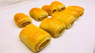 Simple Sausage Roll Recipe  How To Make Sausage Rolls Nigeria Sausage Roll [upl. by Sueddaht417]