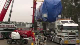 Gas Tank Membreys Transport amp Crane hire heavy haulage Australia youtube google kenworth [upl. by Damle]