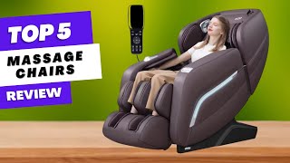 Top 5 BEST Massage Chairs of 2024 [upl. by Elrahc]