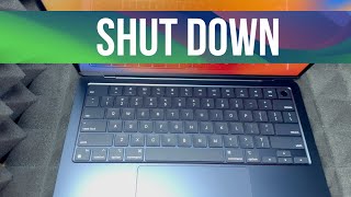 How to Shut Down MacBook Air M2 [upl. by Ennyleuqcaj]