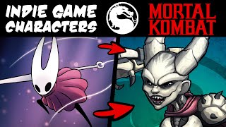 What if INDIE VIDEO GAME CHARACTERS Were in MORTAL KOMBAT Stories amp Speedpaint [upl. by Adihahs768]