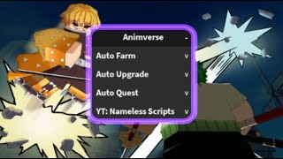 ANIMVERSE BEST AUTO FARM SCRIPT  OP [upl. by Lingwood]