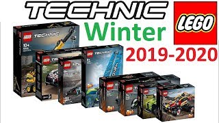 All Lego Technic Winter Sets 2019  2020  Lego Speed Build Review [upl. by Nomaid441]