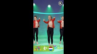 DE WIELEN VAN DE BUS  REMIX  Kinderliedjes  Leer de Dans  Minidisco shorts [upl. by Uno340]