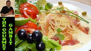 Pasta con Crema with Parma Ham [upl. by Jariah575]