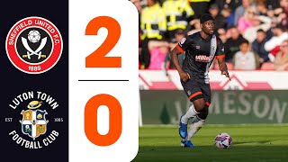 Sheffield United 20 Luton  Highlights [upl. by Ilario]