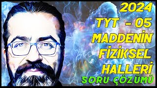 TYT  05 Maddenin Fiziksel Halleri  TEST  2024  pdf [upl. by Adnawuj]