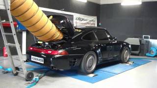 digiservices Porsche 993 Turbo  496cv dyno [upl. by Jenne246]