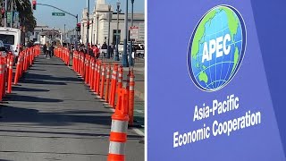 APEC summit kicks off in SF with week full of lane closures diplomatic talks [upl. by Dnomyaw]