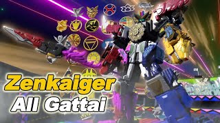 Kikai Sentai Zenkaiger All Zenkai Gattai  Giant Robots Combine [upl. by Ruhtua]