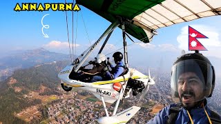 Ultralight Flight in Nepal You Should Not Miss 🇳🇵Majestic Views of Annapurna Mountain Range 😱 [upl. by Ress]