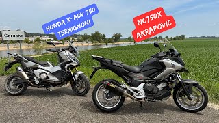 🇵🇹 XADV 750 Termignoni vs NC750X Akrapovic  Ultimate Battle [upl. by Lanod]