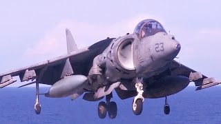 US Marines Jet That Can Hover – AV8B Harrier [upl. by Nnylesor696]