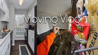 Moving Vlog Episode 1 Apartment Tour Deep Cleaning Mini Grocery Shopping [upl. by Lipkin556]