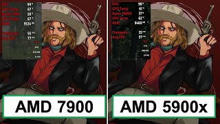 Generations TESTED — AMD 7900 vs 5900X Cpu Benchmarks [upl. by Ahsilahs]