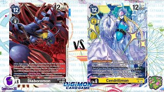 DIGIMON TCG Diaboromon Black vs Cendrillmon Yellow [upl. by Acisej]