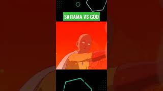 Saitama vs God trendingshorts anime opm [upl. by Tirrej]