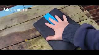 BigBlue 28w Portable Solar Charger  Tested in Overcast Conditions [upl. by Yelreveb]