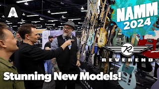 The Coolest Guitar Colours  Reverend Guitars  NAMM 2024 [upl. by Euqinomahs]