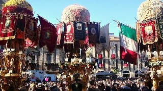 Festa delle Candelore  Sant Agata 3 Febbraio 2014 Catania [upl. by Llebiram]