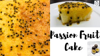 Passion Fruit Cake Recipe  Christmas Special  Fluffy and Moist Dessert Cake  My Kitchen Lab [upl. by Atsirhc57]