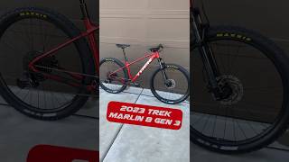 My 2023 Trek Marlin 8 Gen 3  Crimson Size M shorts mtb [upl. by Cir]