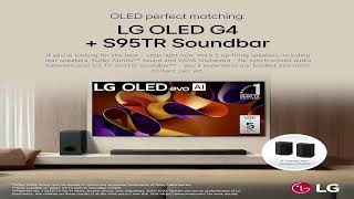 Black Friday Sale LG S95TR 915Channel OLED evo TV Matching Soundbar with Dolby Atmos 2024 [upl. by Itisahc]