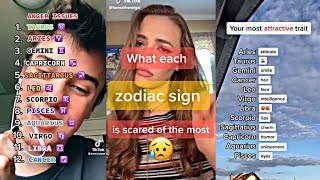 Zodiac signs tiktok  Zodiac tiktoks part 14 [upl. by O'Kelly]